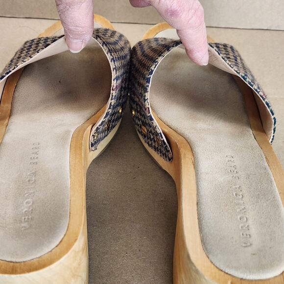 Veronica Beard Hannalee Platform
Sandal Women’s SZ 10M Hazelwood Houndstooth - Picture 9 of 16